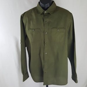 Old Navy Slim Fit Long Casual Sleeve Button Up